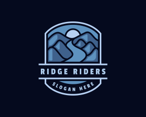 Outdoor Mountain Road Trip logo design