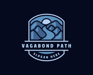 Outdoor Mountain Road Trip logo design