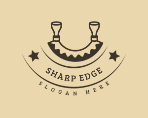 Retro Kitchen Knife logo design