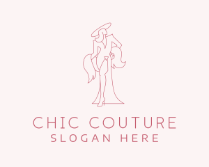 Sexy Woman Clothing logo design