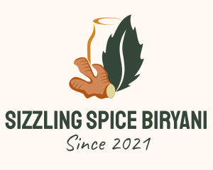 Ginger Tea Spice  logo design