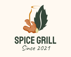 Ginger Tea Spice  logo design