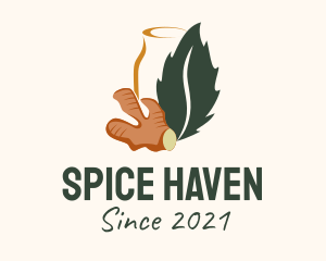 Ginger Tea Spice  logo design