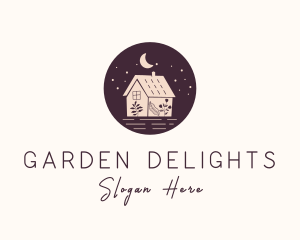 Flower Garden Cabin logo design