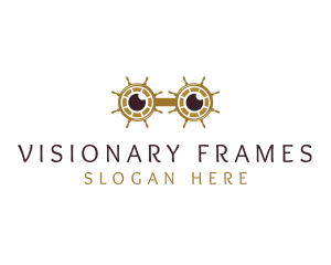 Ship Wheel Eyeglasses logo