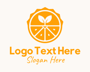 Sun Orange Plant logo