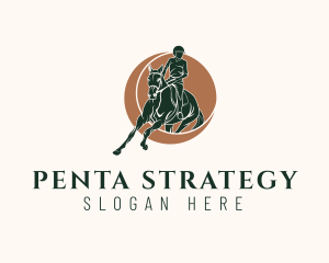 Stallion Horse Sports  logo design