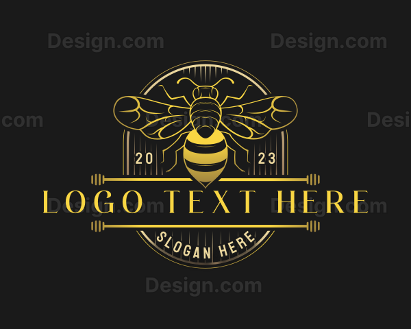 Organic Honey Bee Logo