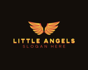 Archangel Wings Holistic logo design