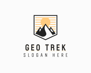 Adventure Mountain Climbing logo design