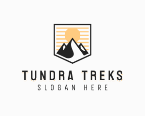 Adventure Mountain Climbing logo design