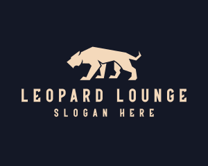 Wild Feline Leopard  logo design