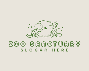 Cute Cockatoo Animal logo design