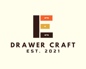 Letter E Cabinet Drawer logo