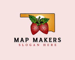 Oklahoma Fresh Strawberries logo design