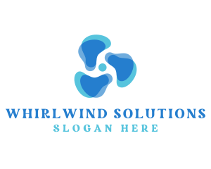 Fan HVAC Propeller logo design