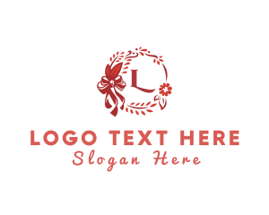 Elegant Wreath Ornament  logo