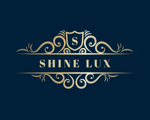 Luxe Decorative Premium Shield logo design