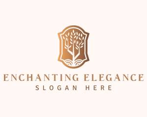 Elegant Tree Landscaping logo design