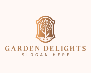 Elegant Tree Landscaping logo design