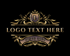 Luxury Floral Crest logo