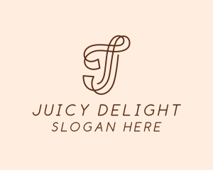 Fashion Boutique Letter J logo design