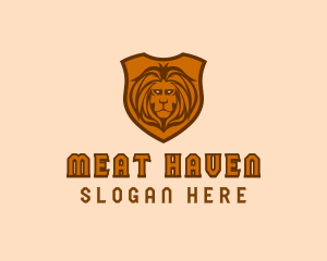 Lion Head Shield logo