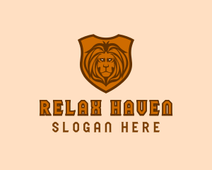 Lion Head Shield logo