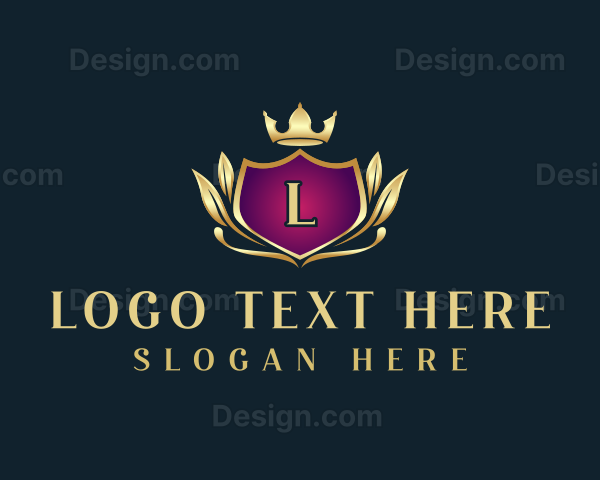 Elegant Ornamental Crest Logo