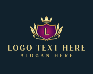 Elegant Ornamental Crest logo