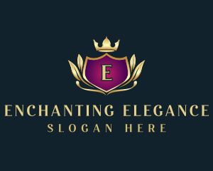 Elegant Ornamental Crest logo design