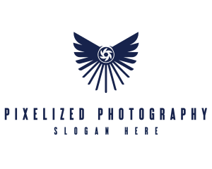 Shutter Drone Wing logo design