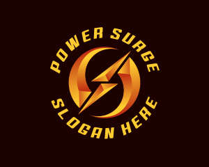 Lightning Electric Power logo design