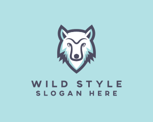 Wild Canine Wolf logo design