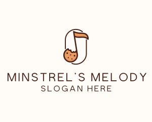 Musical Cookie Dough logo design