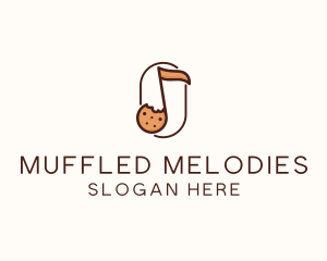 Musical Cookie Dough logo design