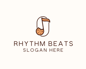 Musical Cookie Dough logo design