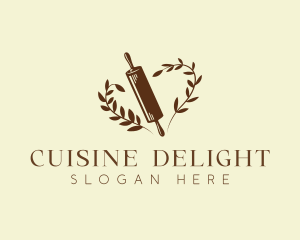 Baking Rolling Pin  logo design