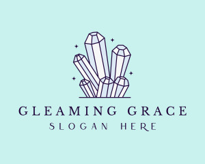 Sparkle Gemstone Crystals logo design