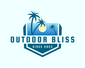 Tropical Summer Resort logo design