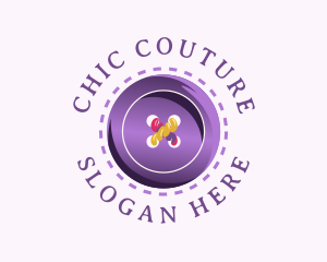 Handmade Sewing Button logo design