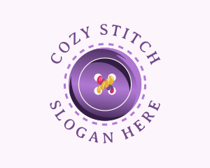 Handmade Sewing Button logo design