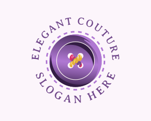 Handmade Sewing Button logo design