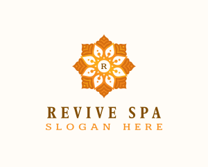 Beauty Spa Flower logo design