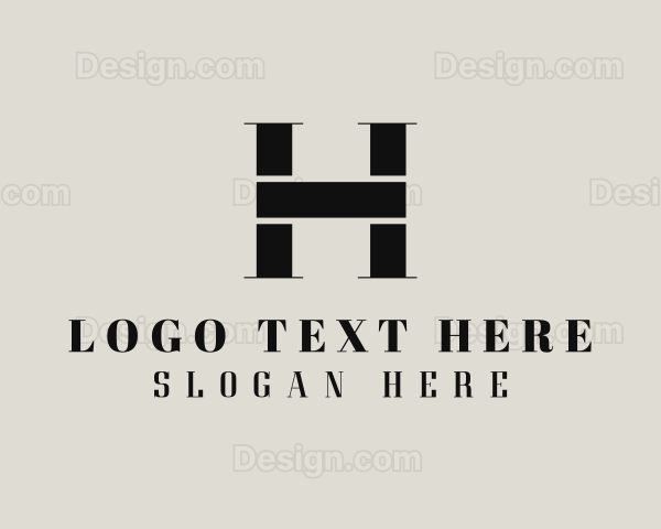 Couture Fashion Letter H Logo