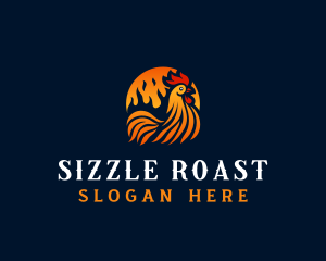 Rooster Roast Food logo