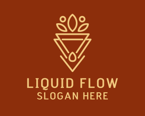 Gold Natural Oil  logo design