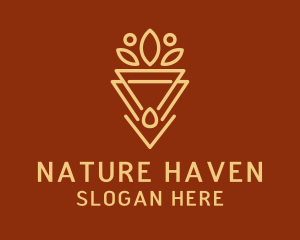 Gold Natural Oil  logo design