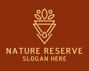 Gold Natural Oil  logo design