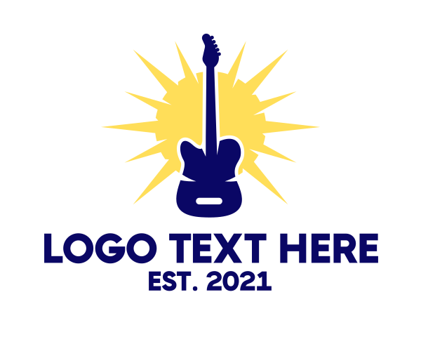 Guitar Solo logo example 2